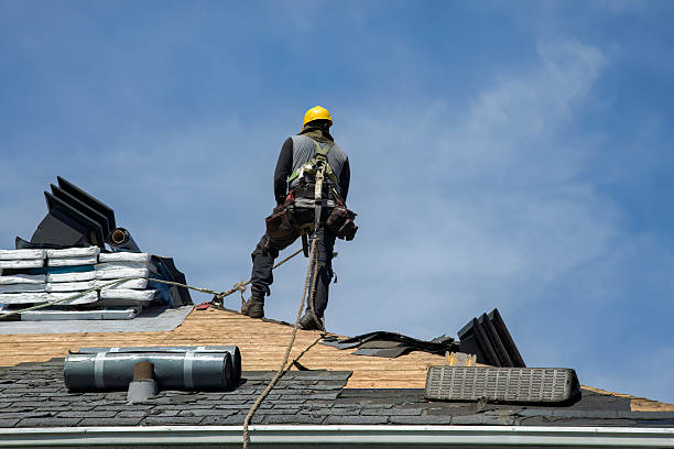 Professional Flat Roof Repair technician working in Hughson, CA